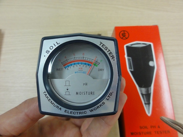 Máy đo pH và độ ẩm Đất Takemura DM15 (Nhật Bản)