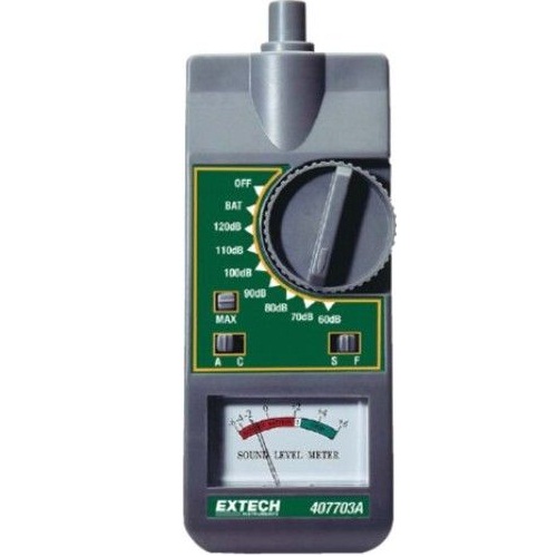 Máy đo độ ồn Extech 407703A, (54 - 126 dB, chỉ thị kim)