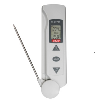 Máy đo nhiệt độ sản phẩm đông lạnh Ebro TLC 720, -33 đến 220°C