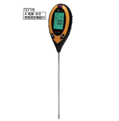 Máy đo pH, độ ẩm, nhiệt độ đất Shinwa 72716