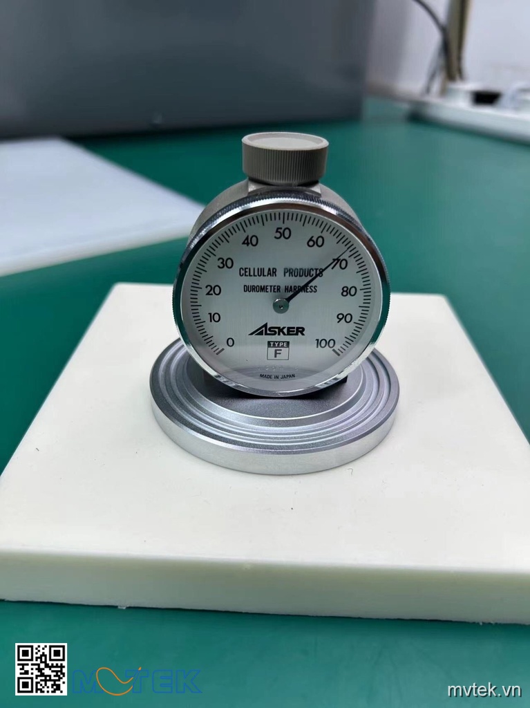 Đồng hồ đo độ cứng vật liệu mềm Asker durometer type F