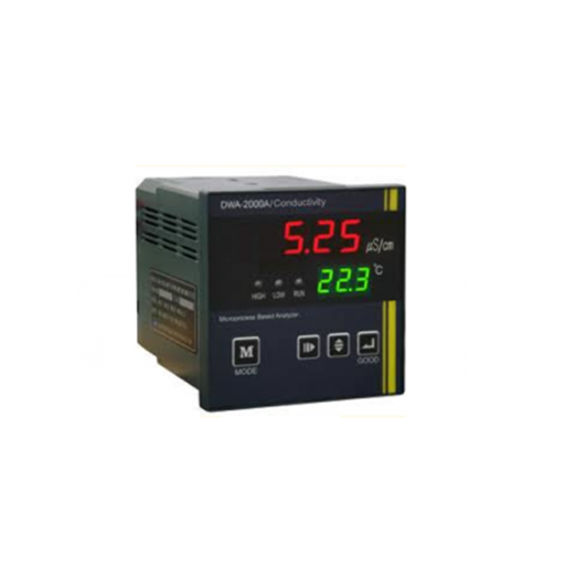 Thiết bị đo và kiểm soát độ dẫn DYS DWA-2000A-CD, 0 – 2000 µS/cm, 4 -20 mA, 2 điểm SET