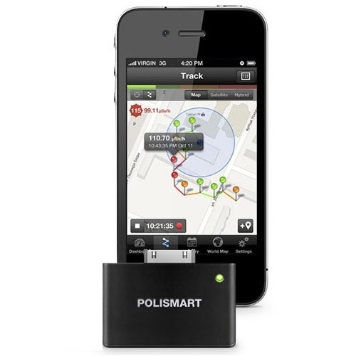 POLISMART II PM1904 - Máy dò bức xạ có thể dùng kết hợp với điện thoại iPhone