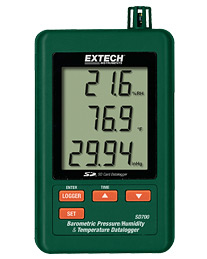 Máy ghi dữ liệu áp suất khí quyển và nhiệt độ - độ ẩm Extech SD700