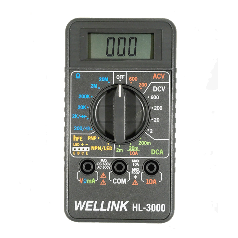 Đồng hồ vạn năng hiện số WELLINK HL 3000