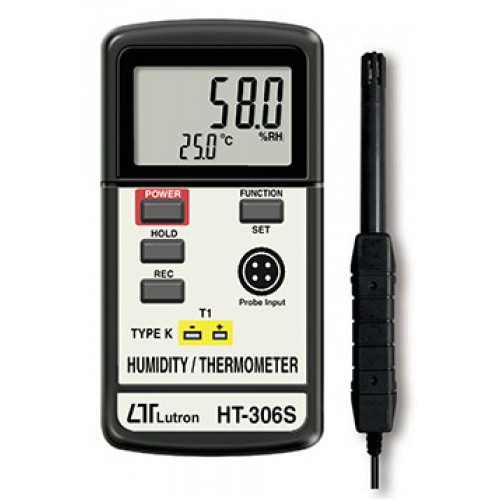 Máy đo nhiệt độ/ độ ẩm môi trường và nhiệt độ điểm sương LUTRON HT-306S