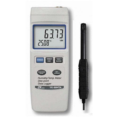 Máy đo nhiệt độ/ độ ẩm môi trường và nhiệt độ điểm sương LUTRON YK-80HT