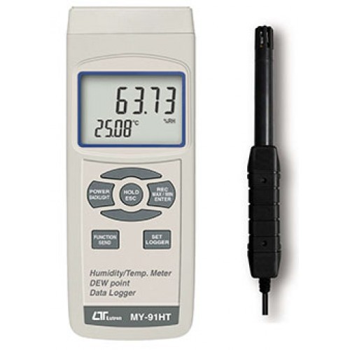 Máy đo nhiệt độ/ độ ẩm môi trường và nhiệt độ điểm sương LUTRON MY-91HT