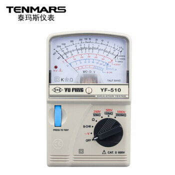 Thiết bị đo điện trở cách điện hiện kim TENMARS YF 510