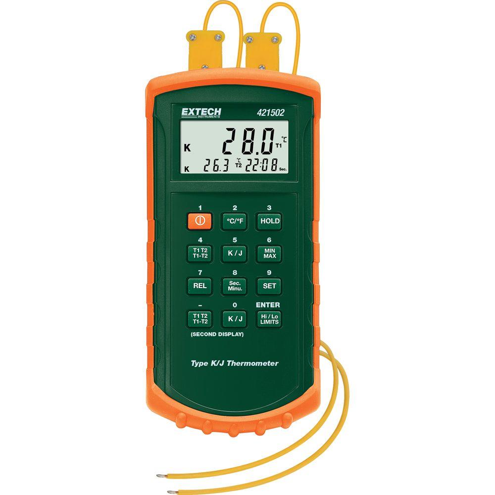 Máy đo nhiệt độ tiếp xúc kiểu K, J Extech 421502