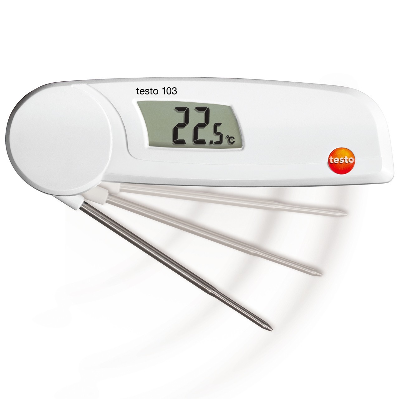 Máy đo nhiệt độ thực phẩm gập Testo 103