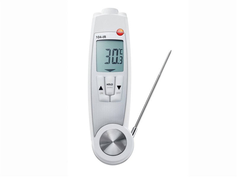 Máy đo nhiệt độ đầu dò xuyên và hồng ngoại kép Testo 104-IR  (-50 ~ +250 °C)