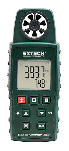 Máy đo vận tốc/ lưu lượng gió và nhiệt độ Extech AN510