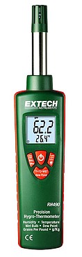 Máy đo nhiệt độ/ độ ẩm và điểm sương Extech RH490