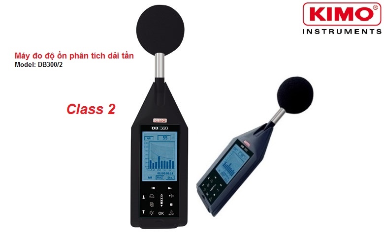 Máy đo độ ồn phân tích dải tần Kimo DB300-2