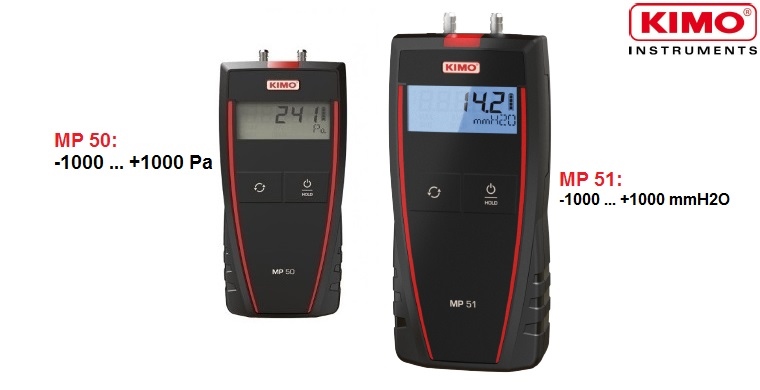 So sánh máy đo áp suất Kimo MP50-MP51