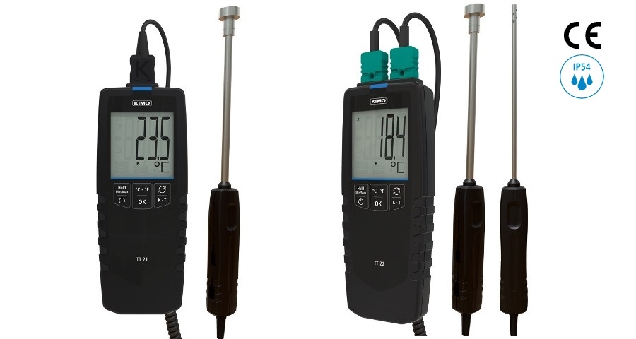 Máy đo nhiệt độ tiếp xúc Kimo TT21-TT22