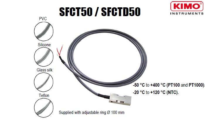 Sensor đo nhiệt độ Kimo SFCT50-SFCTD50