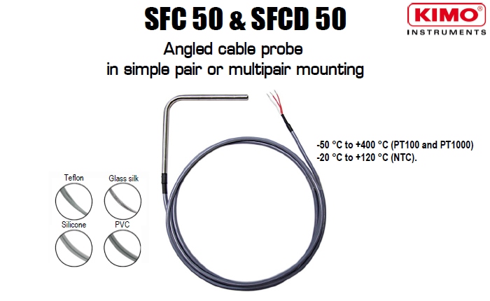 Sensor đo nhiệt độ Kimo SFC50-SFCD50