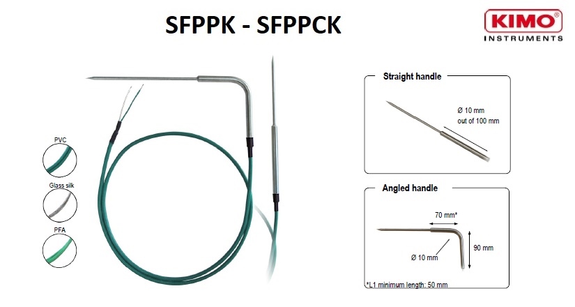 Sensor cảm biến nhiệt độ Kimo SFPPK-SFPPCK
