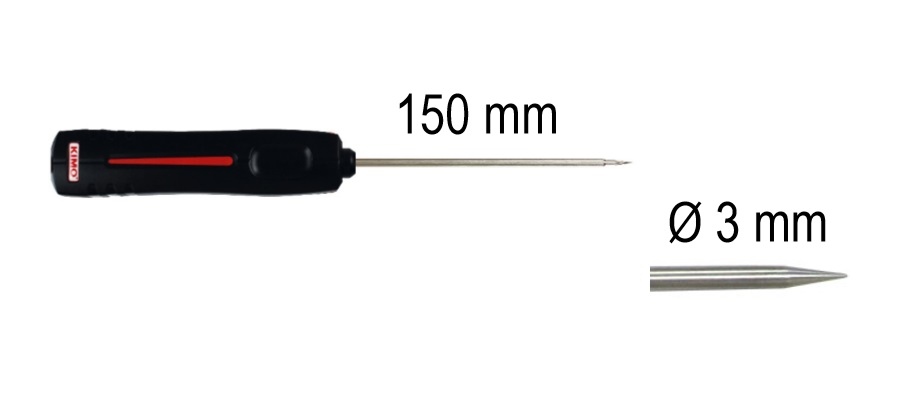  Sensor đo nhiệt độ tiếp xúc đầu đo nhọn Kimo SPK-150