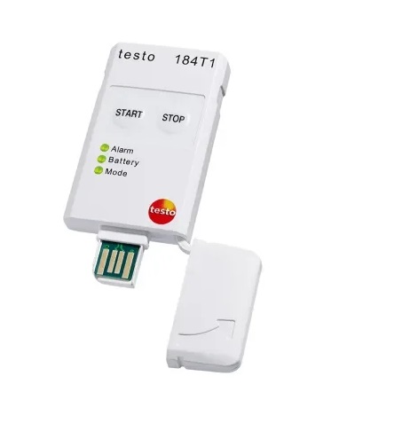 Bộ ghi dữ liệu nhiệt độ Testo 184 T1 (0572 1841, -35 ~ +70 °C, IP67)