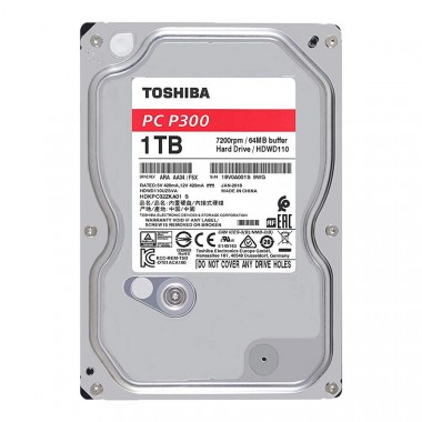 HDD Toshiba 1TB/7200 3.5" Sata 64Mb - DT01ABA100V