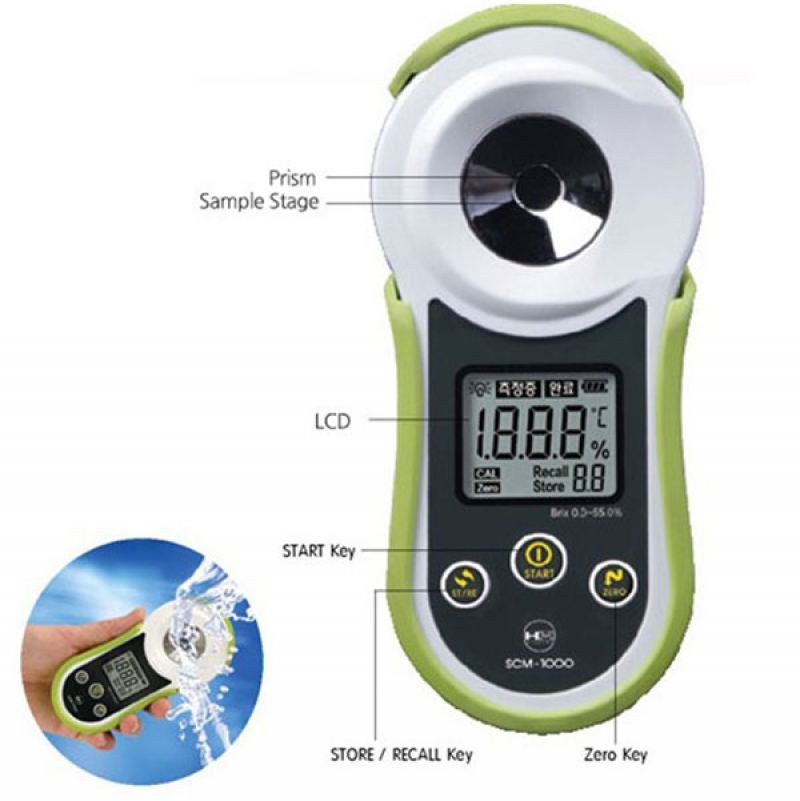 Khúc xạ kế đo độ ngọt HM Digital SCM-1000