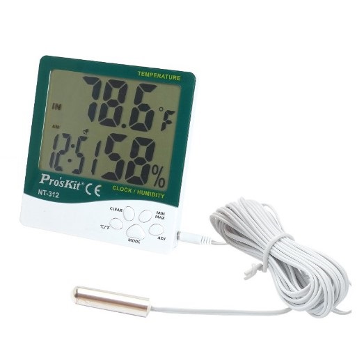 Đồng hồ đo nhiệt độ, độ ẩm Pro'skit NT-312