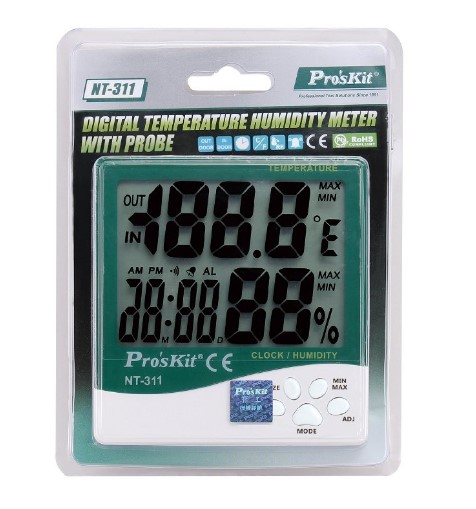 Đồng hồ đo nhiệt độ, độ ẩm Pro'skit NT-311