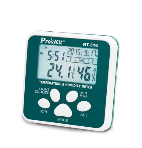 Đồng hồ đo nhiệt độ, độ ẩm Pro'skit NT-316