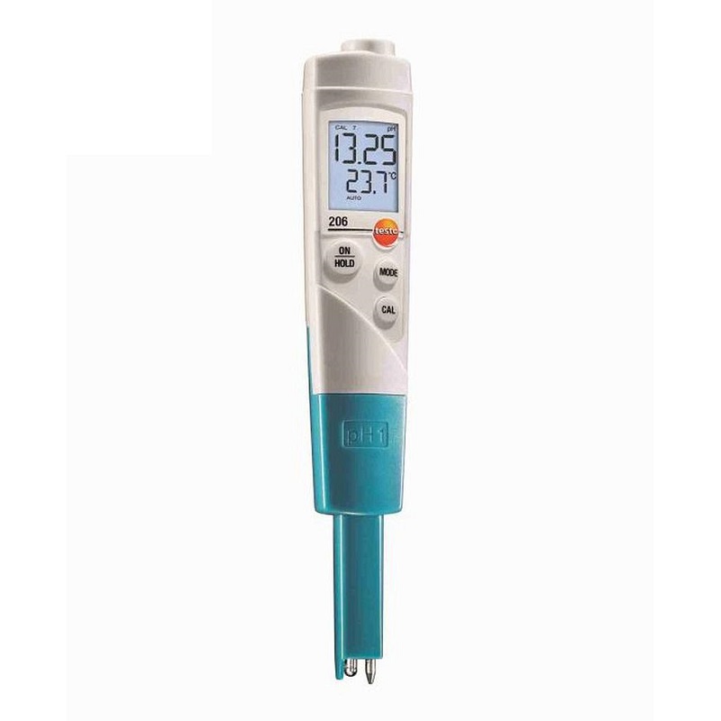 Máy đo PH, nhiệt độ Testo 206 pH1 Instrument (0563 2061, 0 ~ 60 °C; 0~14pH)