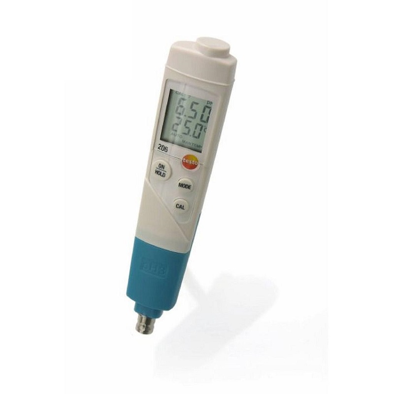 Máy đo PH, nhiệt độ Testo 206 pH3 (0 ~ 80 °C; 0~14 pH) 