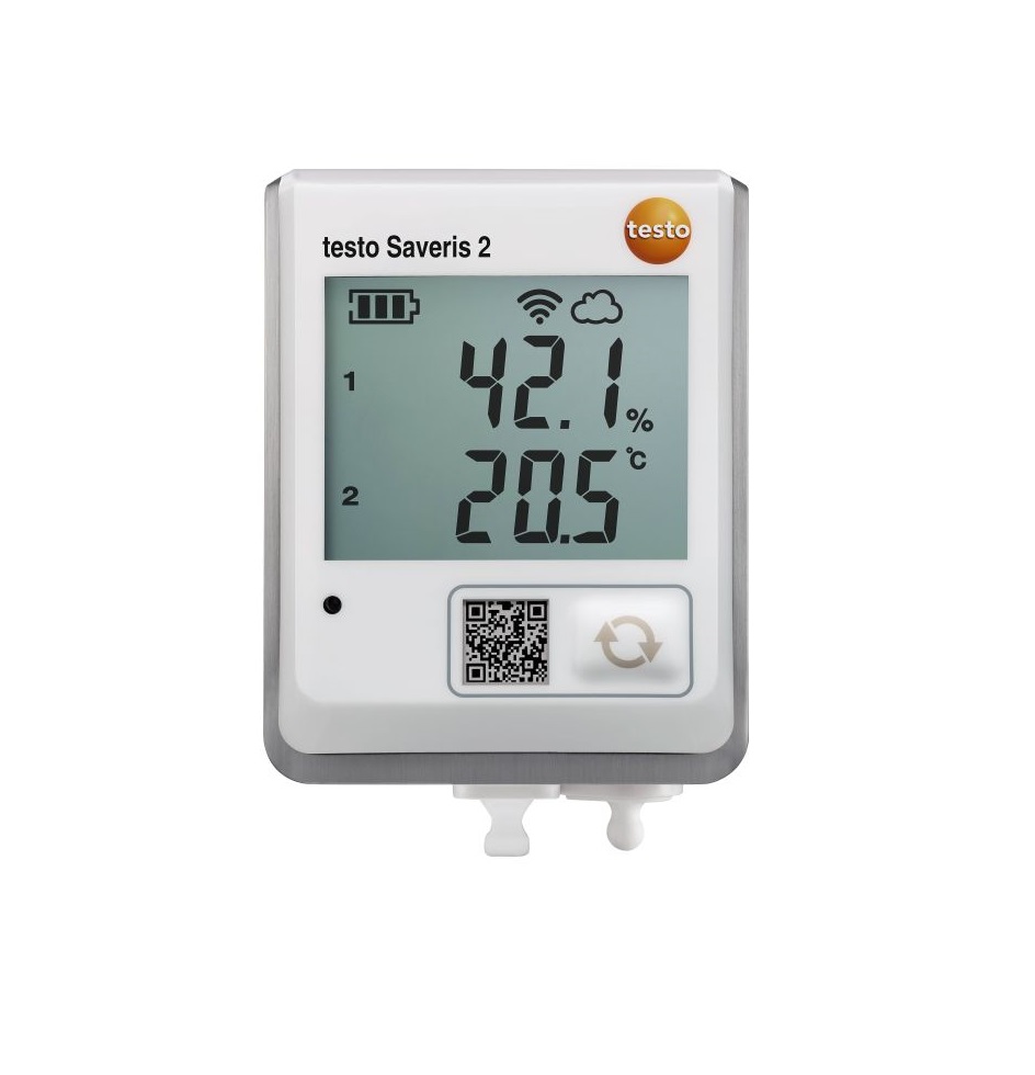 Bộ ghi dữ liệu nhiệt độ, độ ẩm testo Saveris 2-H2 (-30 ~ +70 °C, IP54)