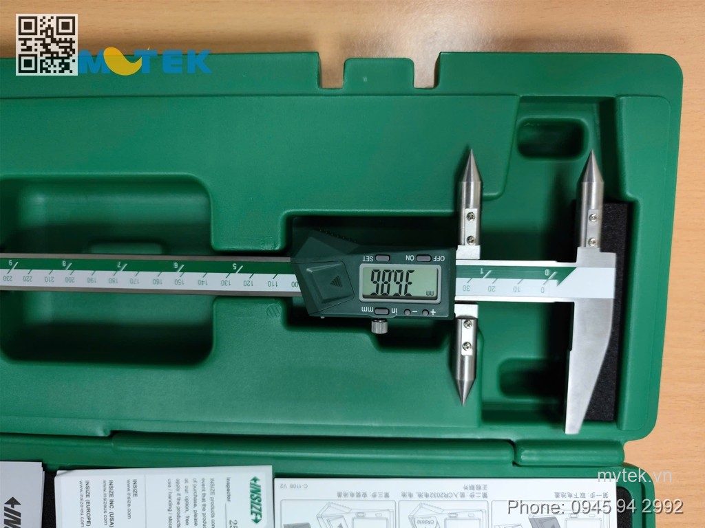 Thước đo khoảng cách lỗ/cạnh tới lỗ điện tử INSIZE 1525-300