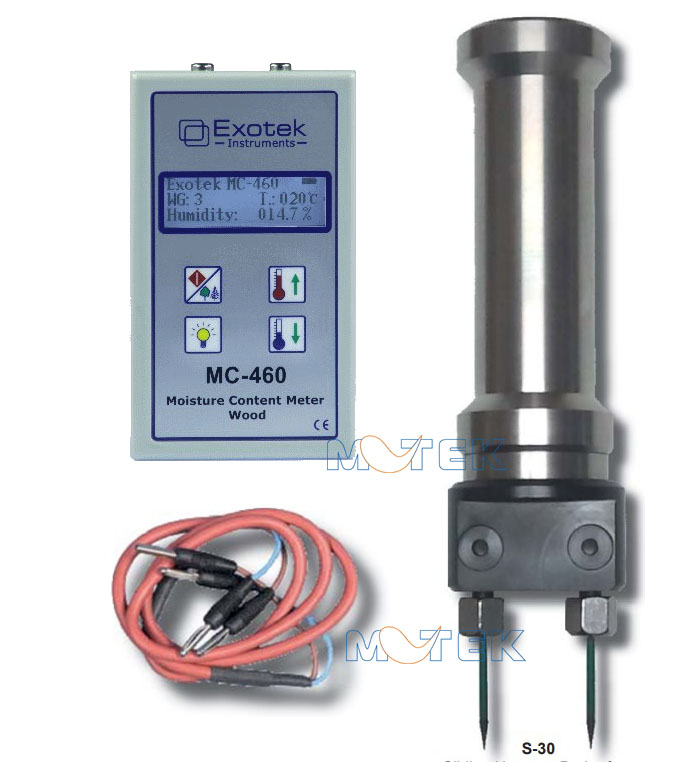 Máy đo độ ẩm vật liệu Exotek MC-460 / S-30