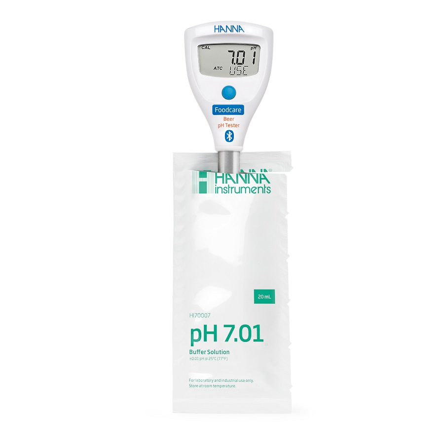 Bút đo pH/nhiệt độ HALO2 Bluetooth trong bia Hanna HI9810312