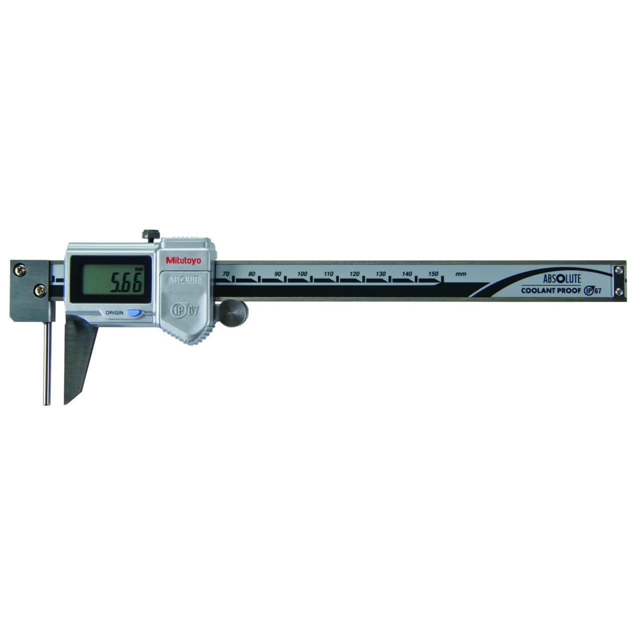 Thước cặp đo ống điện tử Mitutoyo 573-761, 0-150mm,0-6''/0.01mm, IP67