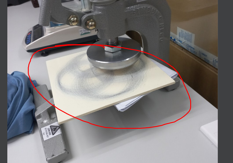 Tấm lót PVC cho máy cắt vải mẫu tròn
