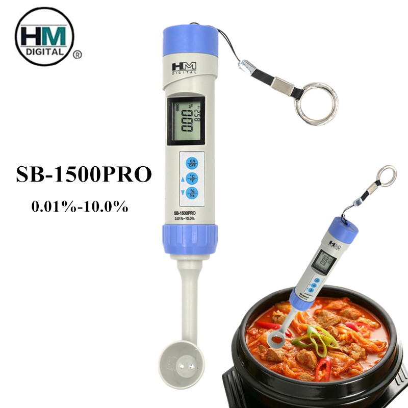 Khúc xạ kế đo độ mặn trong thực phẩm HM Digital SB-1500PRO 
