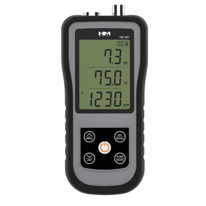 Máy đo PH/EC/TDS/Nhiệt độ cầm tay HM Digital  HM-200