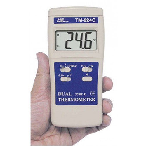 Máy đo nhiệt độ 2 kênh LUTRON TM-924C